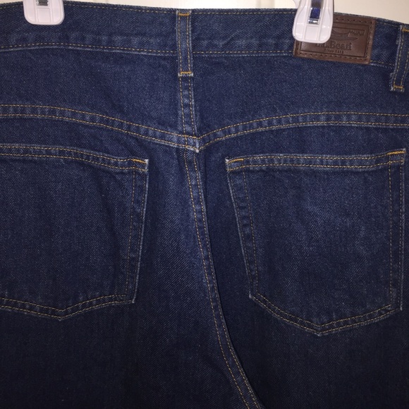 L.L. Bean Dark Wash Relaxed Fit Jeans - Picture 6 of 6